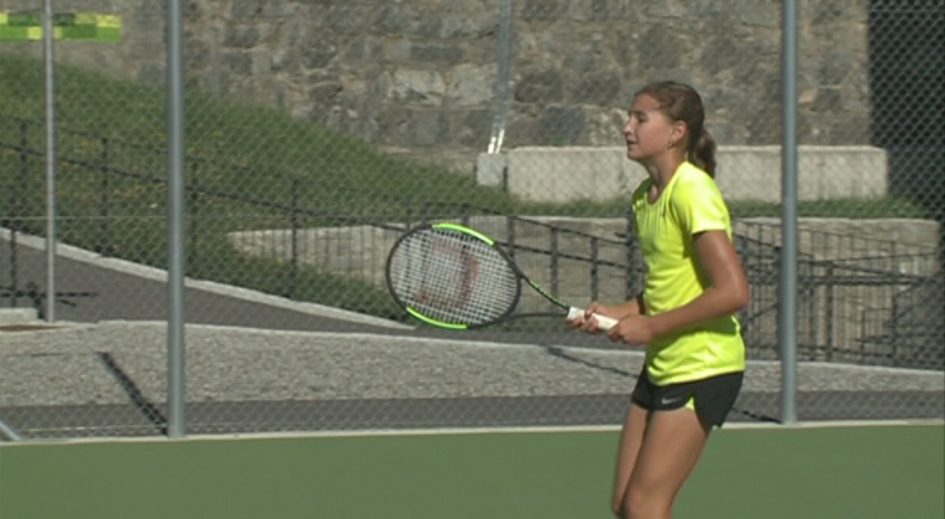 Vicky Jiménez, campiona d'Espanya de tennis aleví