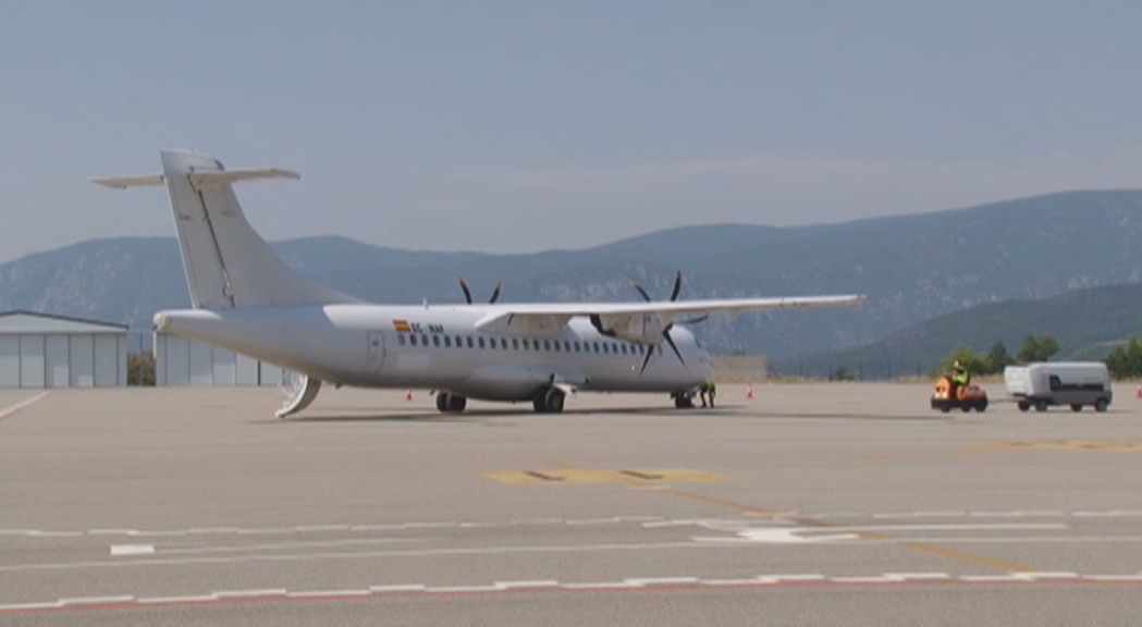 Alcobé reconeix que difícilment hi haurà vols regulars a l'hivern a l'aeroport Andorra-la Seu