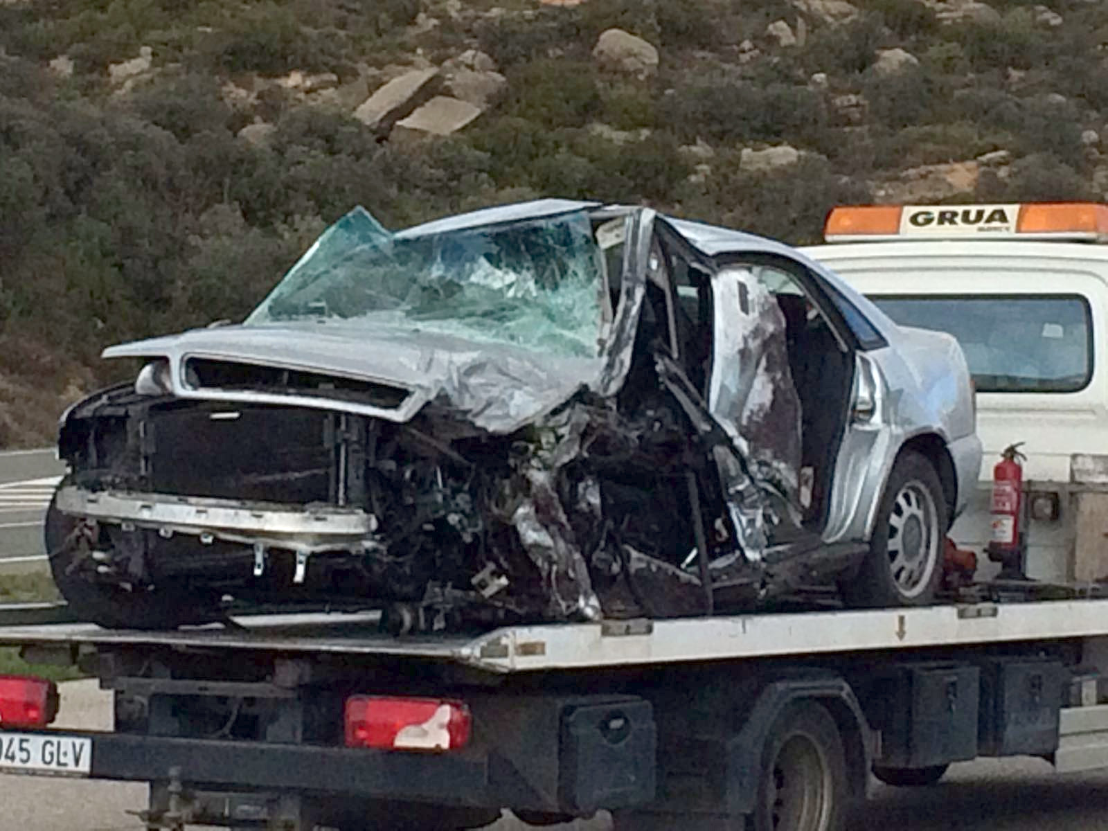 Aparatós accident a Ponts entre dos vehicles andorrans