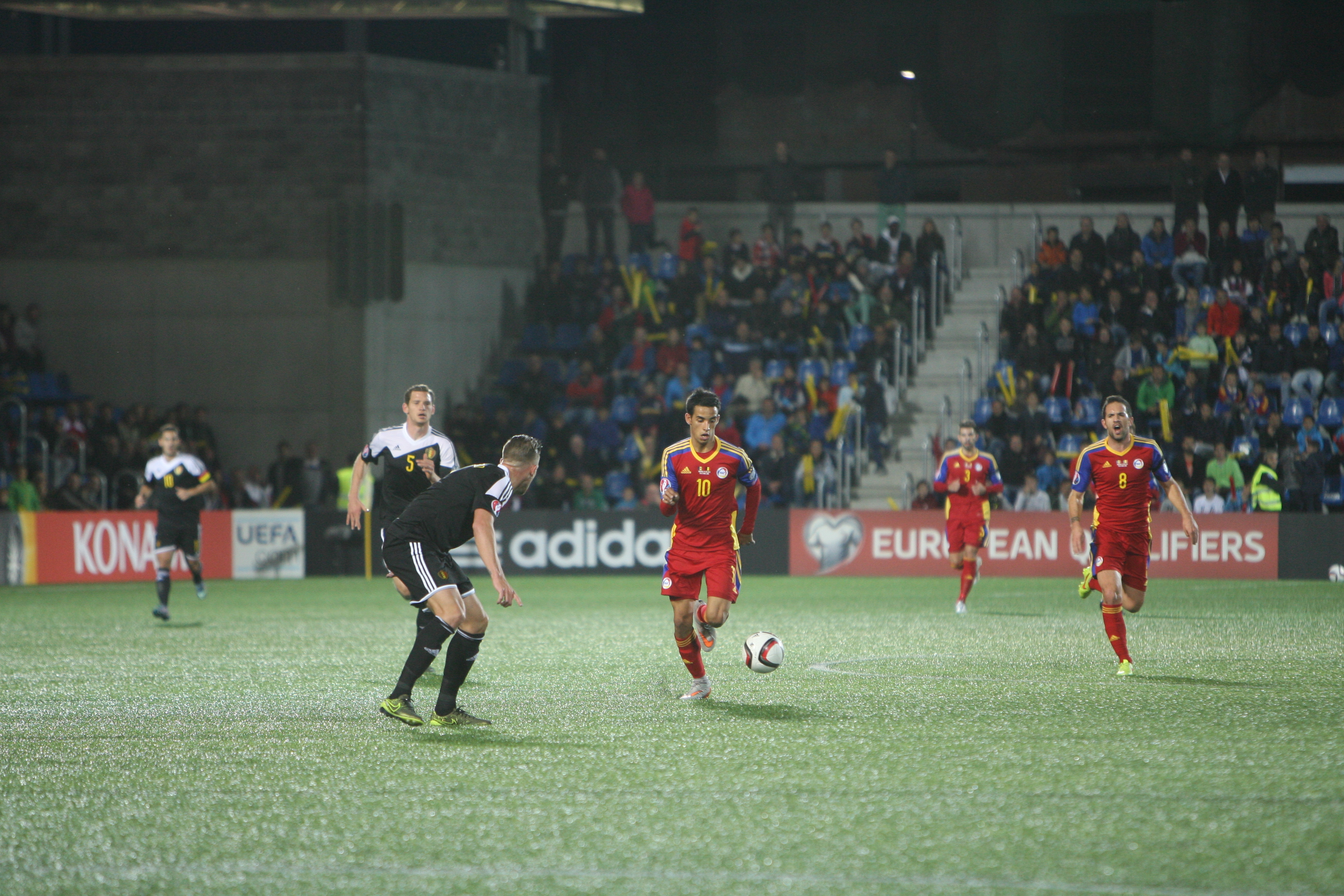 Andorra manté el tipus davant una Bèlgica farcida de talent i gol (1-4)