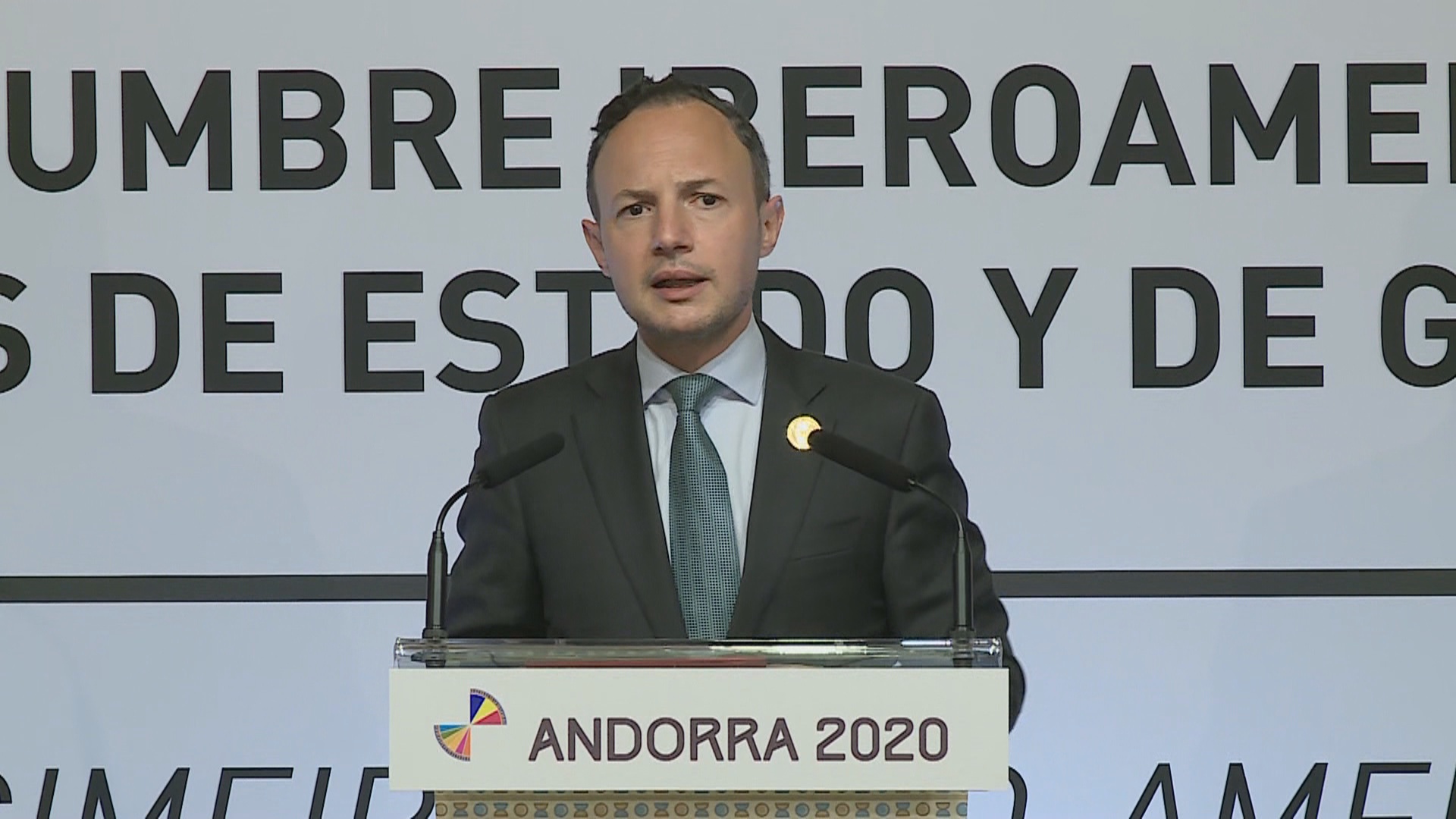 Roda de premsa de balanç de la XXVII Cimera Iberoamericana de caps d'Estat i de Govern Andorra 2020