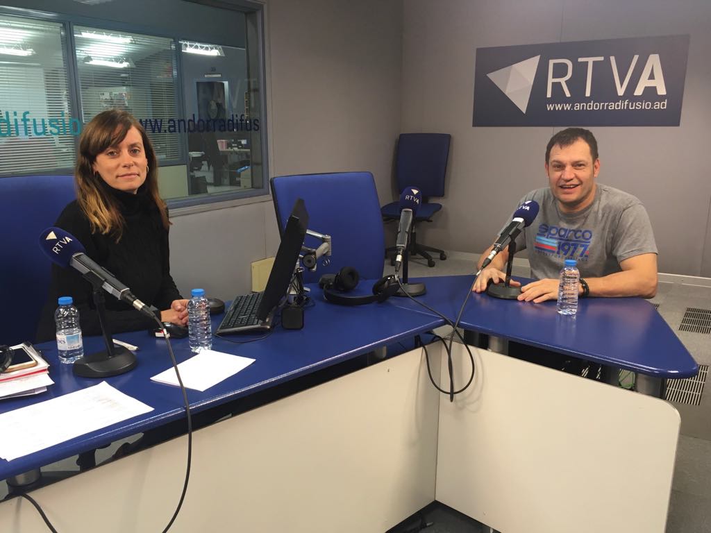 El cafè de l'Ara i aquí amb Albert Llovera