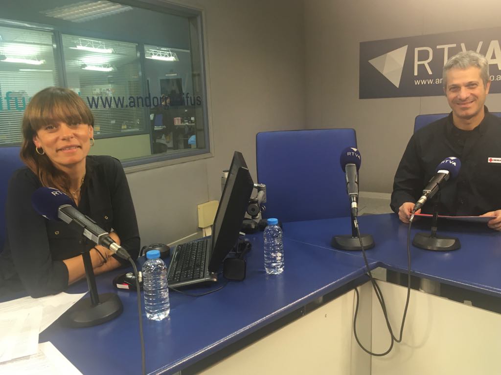 El cafè de l'Ara i aquí amb Jordi Fernández: 40è aniversari de la Creu Roja