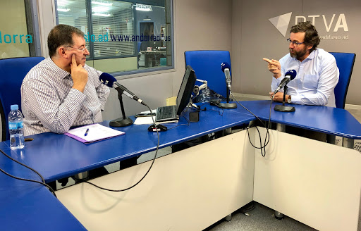 El cafè de l'Ara i aquí amb Joan Babot