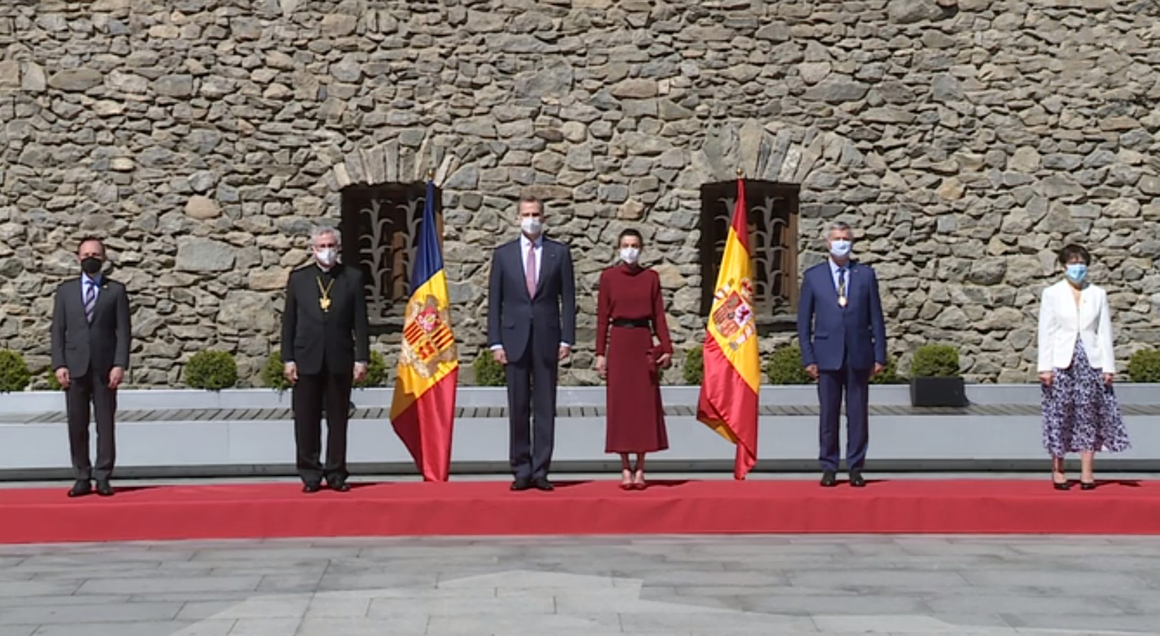 Els reis d'Espanya visiten la Casa de la Vall i el comú d'Andorra la Vella
