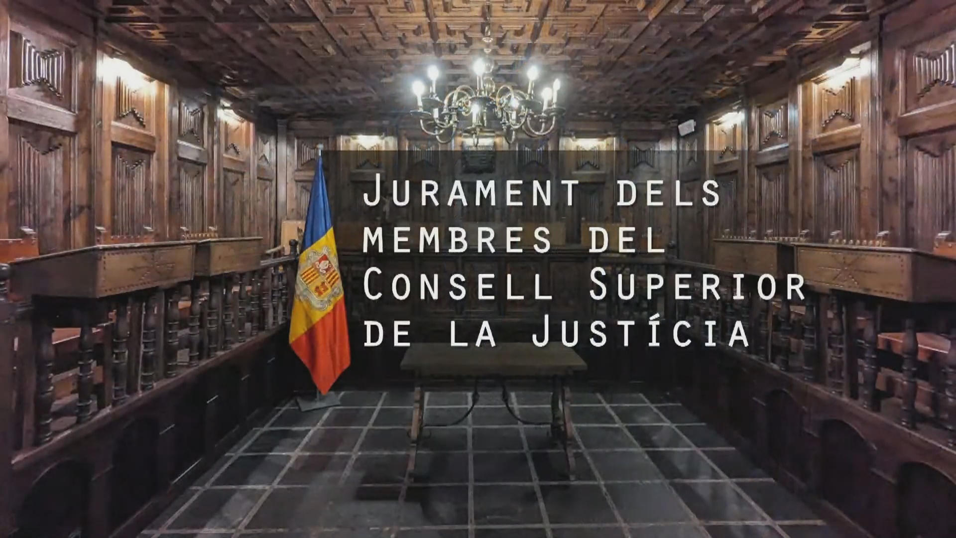 Jurament dels nous membres del Consell Superior de la Justícia