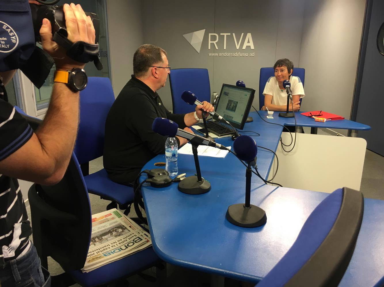 El cafè del Ara i Aquí amb Consol Naudí